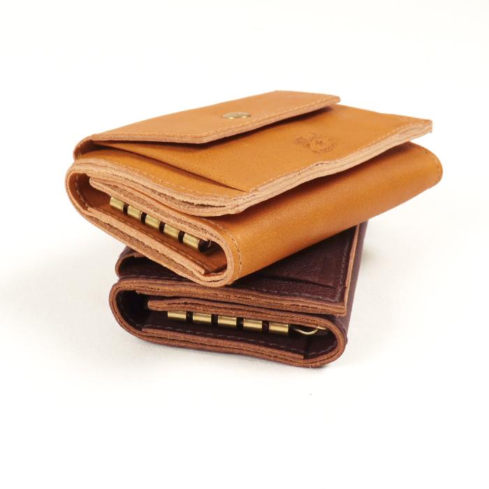 【IL BISONTE】ビンテージ 本革キーケース＆ミニ財布 外注修理済 IL BISONTE（イルビゾンテ） キーケース バケッタヴィンテージレザー
