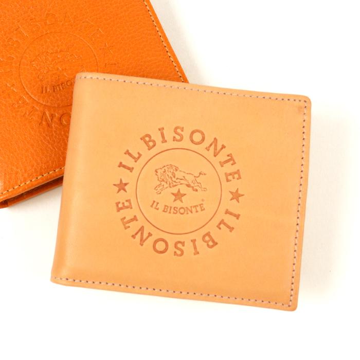 IL BISONTE（イルビゾンテ） 財布 二つ折り財布 サークルビッグロゴ二