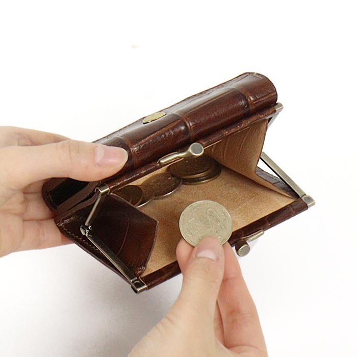 IL BISONTE（イルビゾンテ） 財布 WEB限定クロコエンボスドレザー