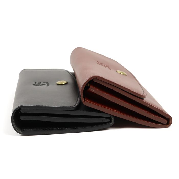 イルビゾンテ 財布 長財布 バケッタスムースフラップロングウォレット 54_1_ 54232309640 IL BISONTE walletの画像