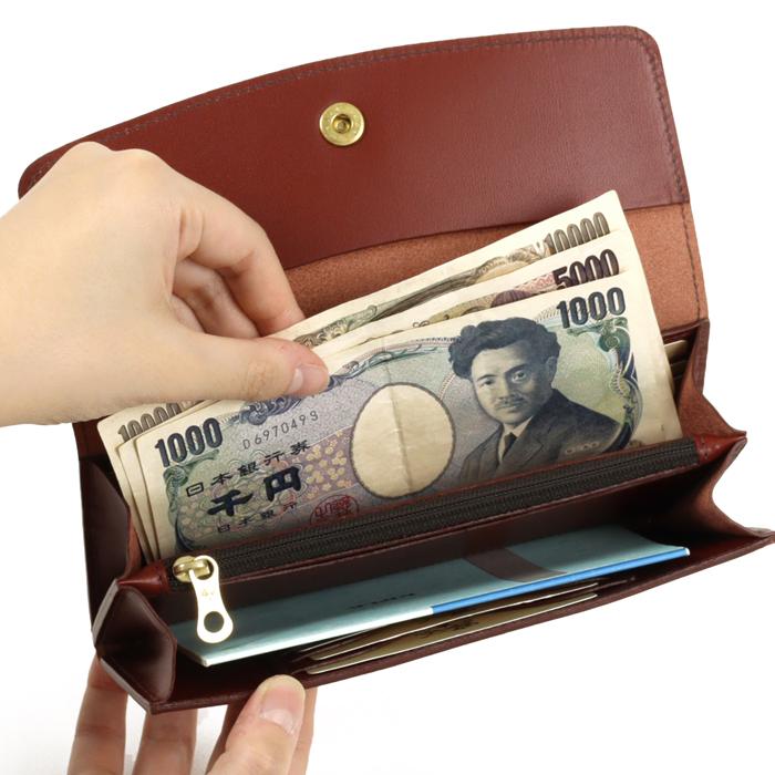 イルビゾンテ 財布 長財布 バケッタスムースフラップロングウォレット 54_1_ 54232309640 IL BISONTE walletの画像