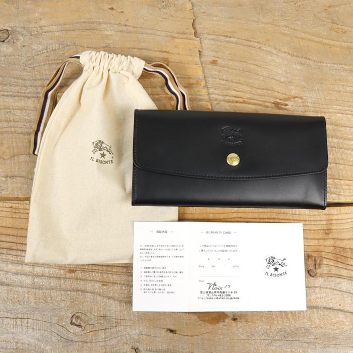 イルビゾンテ 財布 長財布 バケッタスムースフラップロングウォレット 54_1_ 54232309640 IL BISONTE walletの画像