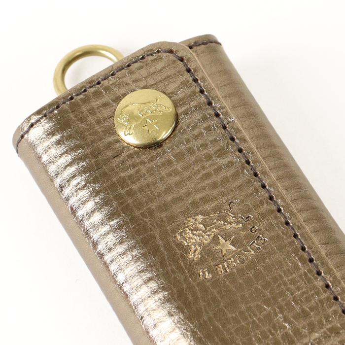 イルビゾンテ 限定品 ケース 新品 IL BISONTE（イルビゾンテ） 限定 ウィンターギフト ブロンズレザー