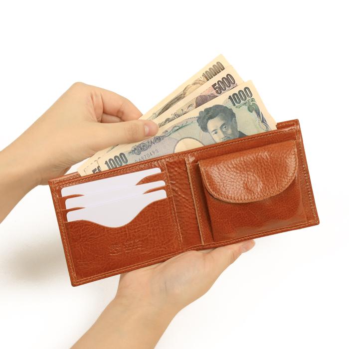 IL BISONTE（イルビゾンテ） 財布 二つ折り財布 ANTIQUE LEATHER