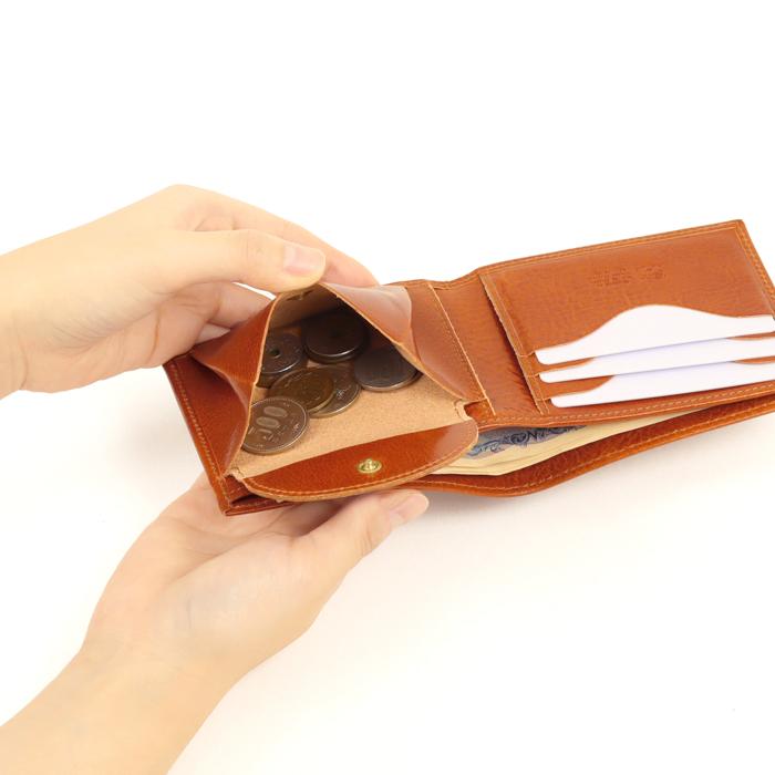 IL BISONTE（イルビゾンテ） 財布 二つ折り財布 ANTIQUE LEATHER