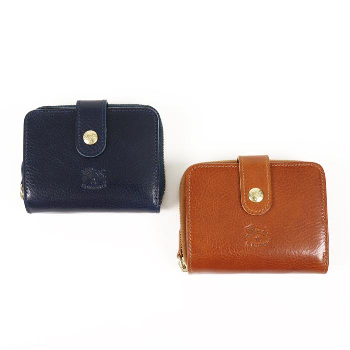 イルビゾンテ 財布 二つ折り財布 ANTIQUE LEATHER アンティークレザー二つ折り財布(オールジップコインケース)B 54_1_ 54252312641 IL BISONTE walletの画像