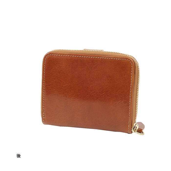 イルビゾンテ 財布 二つ折り財布 ANTIQUE LEATHER アンティークレザー二つ折り財布(オールジップコインケース)B 54_1_ 54252312641 IL BISONTE walletの画像