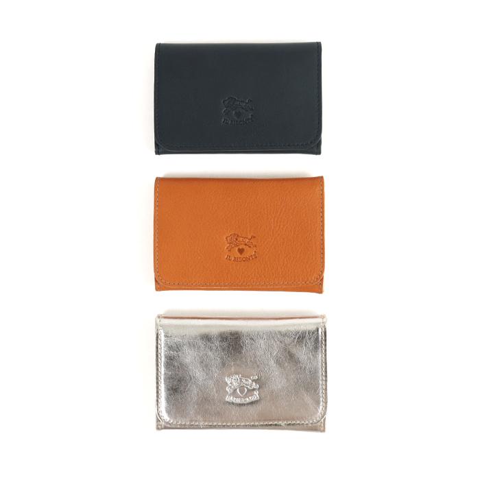 IL BISONTE（イルビゾンテ） カードケース 限定ハートロゴ 二つ折り