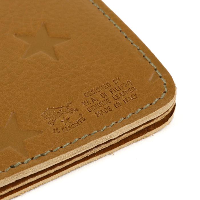 IL BISONTE（イルビゾンテ） カードケース 日本限定 スターエンボスド