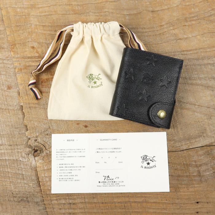 IL BISONTE イルビゾンテ 星 スター 本革 レザー 財布 ウォレット IL BISONTE（イルビゾンテ） 財布 日本限定 スターエンボスドレザー