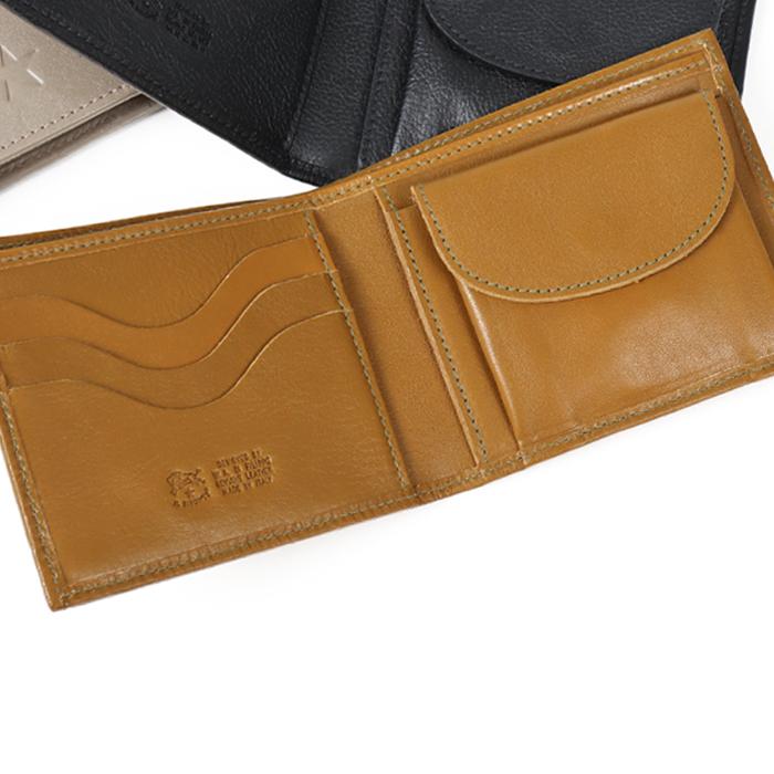 【時間限定　値引き】IL BISONTE 二つ折り財布 イルビゾンテ IL BISONTE（イルビゾンテ） 財布 二つ折り財布 限定ハートロゴ レザー