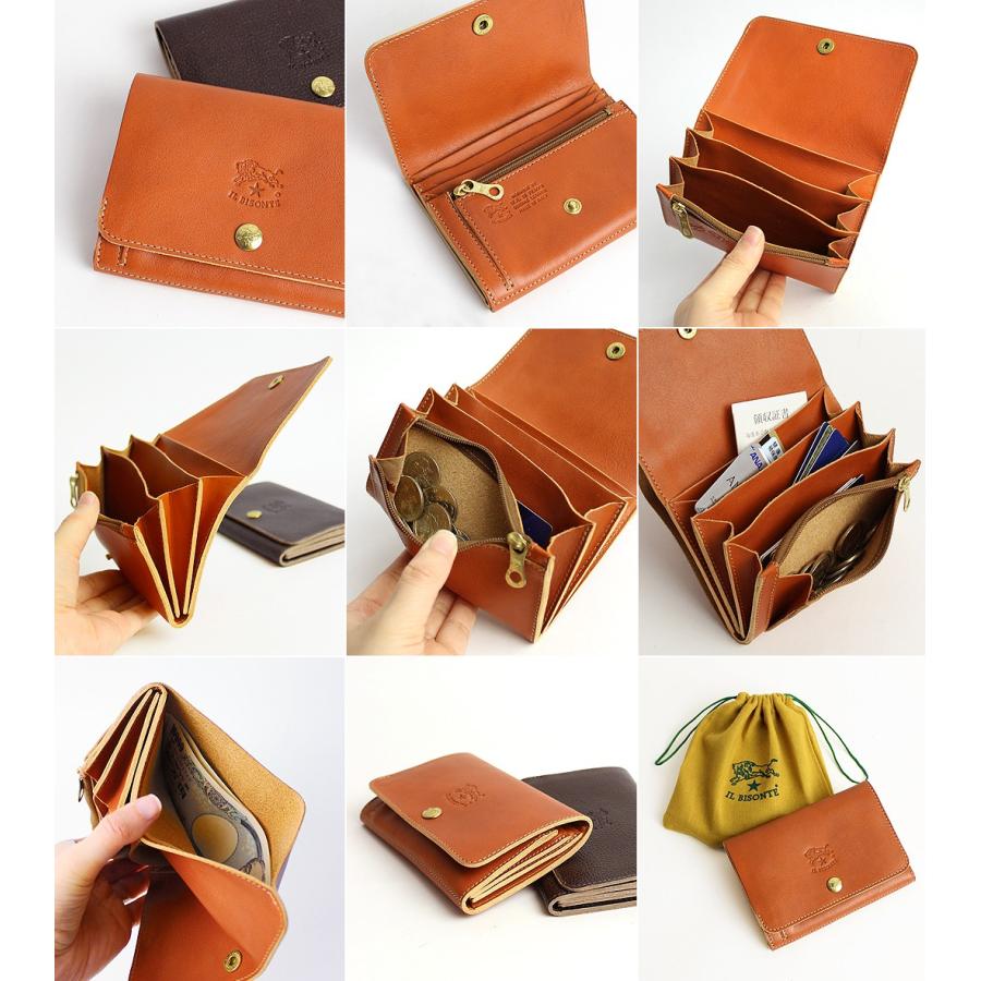 IL BISONTE イルビゾンテ 財布 二つ折りパースレザーウォレット IL BISONTE イルビゾンテ 財布 二つ折りパースレザーウォレット