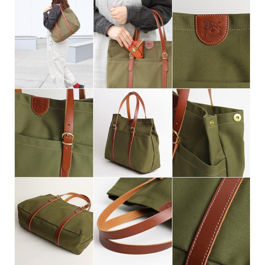 IL BISONTE（イルビゾンテ） バッグ 前ポケットキャンバストート 商品