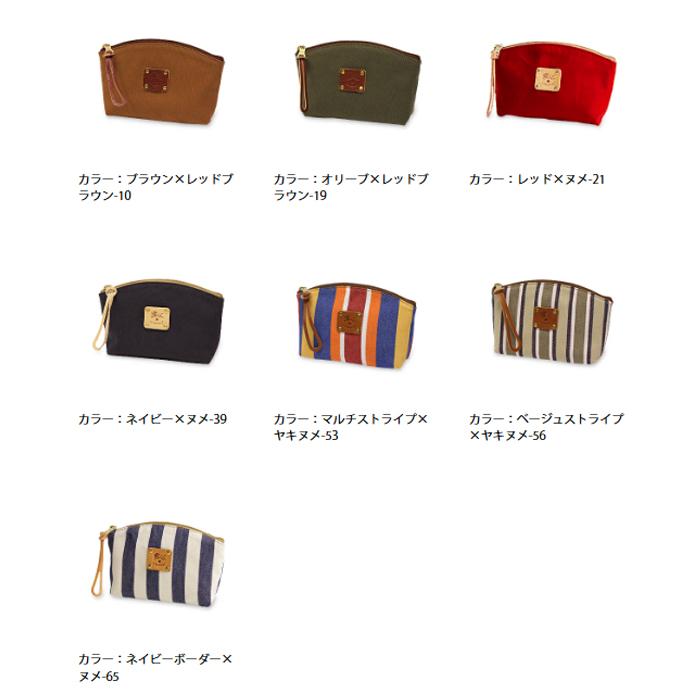 IL BISONTE（イルビゾンテ） ポーチ キャンバスミニポーチ
