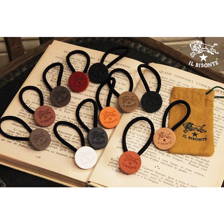 IL BISONTE（イルビゾンテ） アクセサリー レザーコンチョヘアゴム