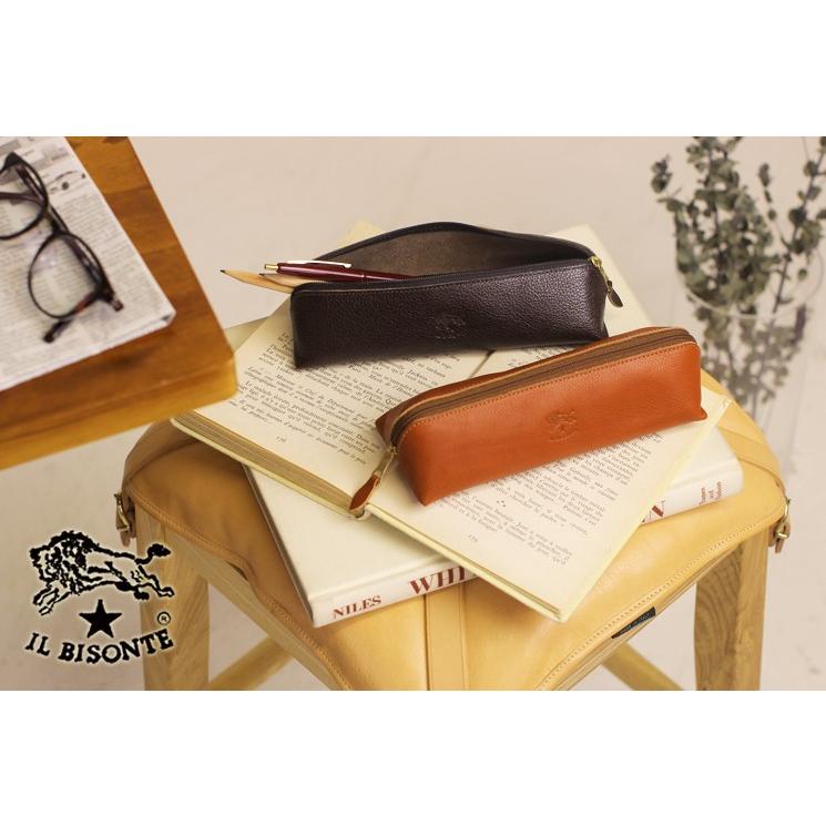 IL BISONTE（イルビゾンテ） 文房具 ペンケース(三角) 54_1_