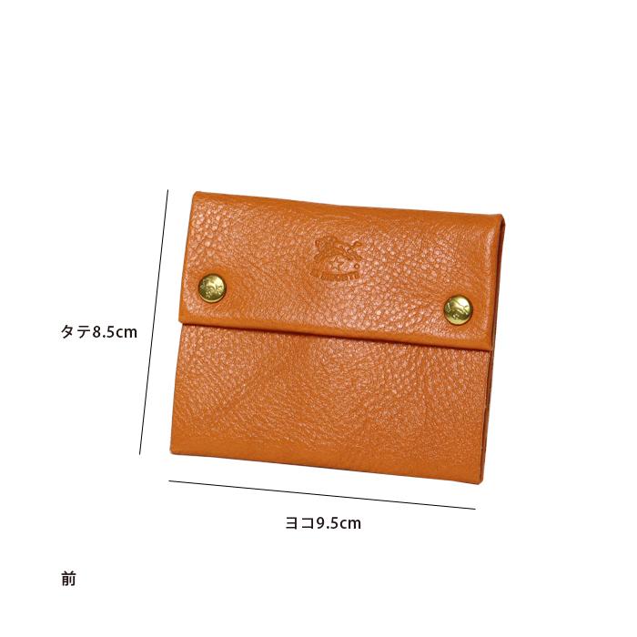 IL BISONTE（イルビゾンテ） 財布 コインケース 二つボタンスクエア