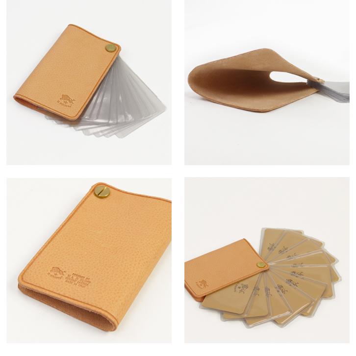 IL BISONTE（イルビゾンテ） カードケース スライドクリアカードケース