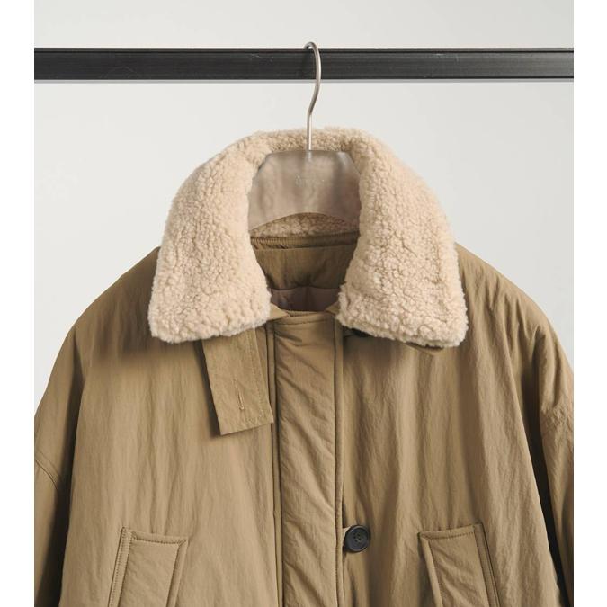 anuke Boacollar Padding Coat ブラック 36 anuke（アンヌーク） ボアカラーぺディングコート Boacollar Padding