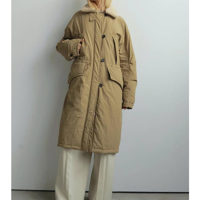 anuke（アンヌーク） ボアカラーぺディングコート Boacollar Padding