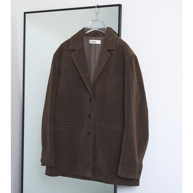 Eco Suede Jacket 36 新品未使用 ànuke online store（アンヌーク） / Eco Suede JacketEco Suede