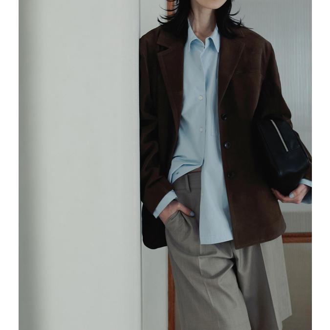 anuke（アンヌーク） エコスエードジャケット Eco Suede Jacket