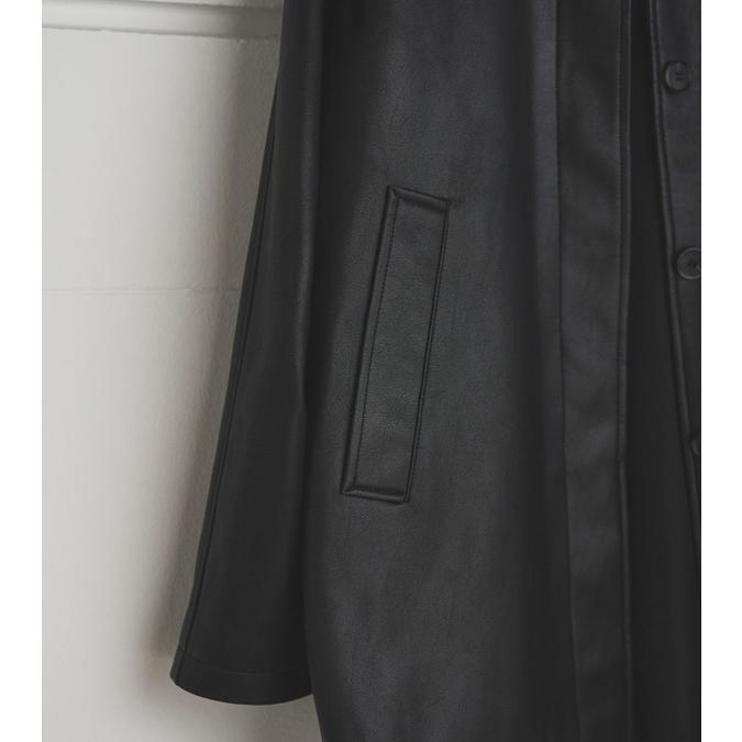 anuke（アンヌーク） エコレザーオーバージャケット Ecoleather Over