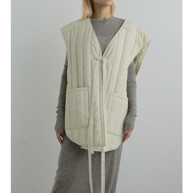 anuke（アンヌーク） バックオープンストライプベスト Backopen Stripe