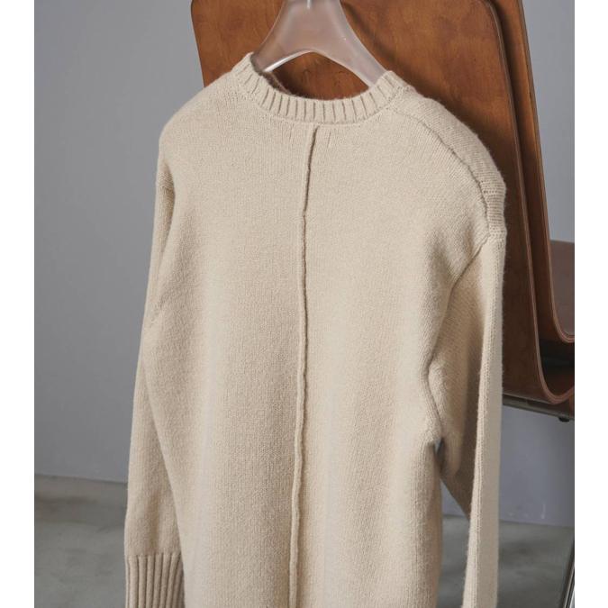 【新品タグ付】anuke Padin Over Knit オフホワイト anuke（アンヌーク） パディンオーバーニット Padin Over Knit