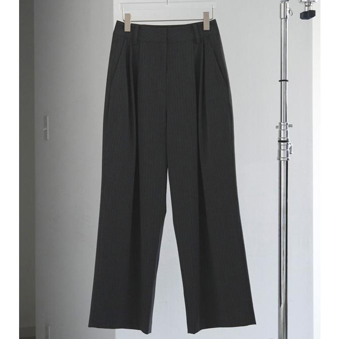 anuke（アンヌーク） 【s20】アンヌーク ヘザーストレッチパンツ