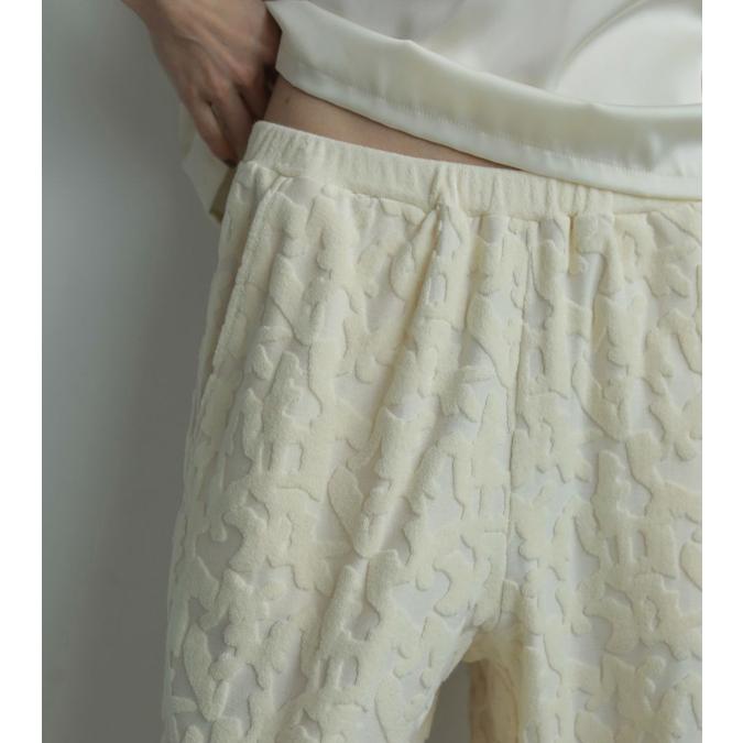 anuke（アンヌーク） ジャガードラフパンツ Jacquard Rough Pants