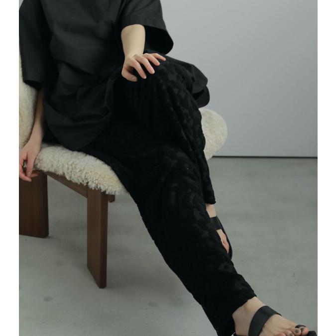 anuke（アンヌーク） ジャガードラフパンツ Jacquard Rough Pants