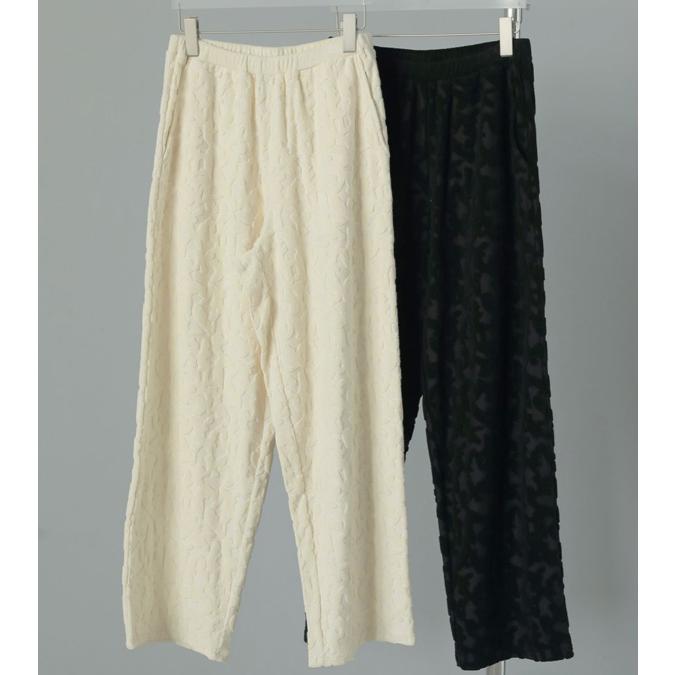 anuke（アンヌーク） ジャガードラフパンツ Jacquard Rough Pants