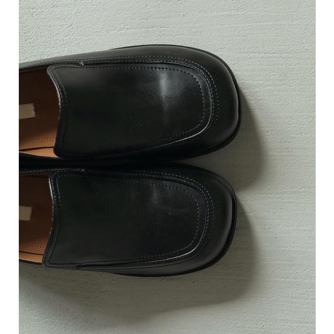 anuke（アンヌーク） エコレザーローファー Ecoleather Loafers