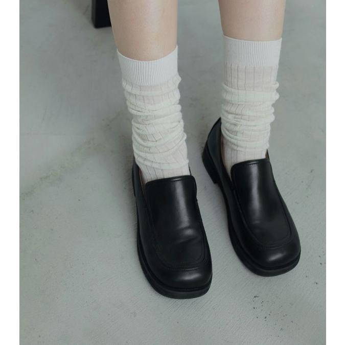 anuke（アンヌーク） エコレザーローファー Ecoleather Loafers