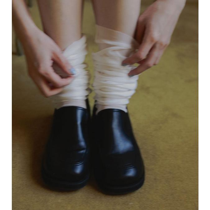 anuke（アンヌーク） エコレザーローファー Ecoleather Loafers