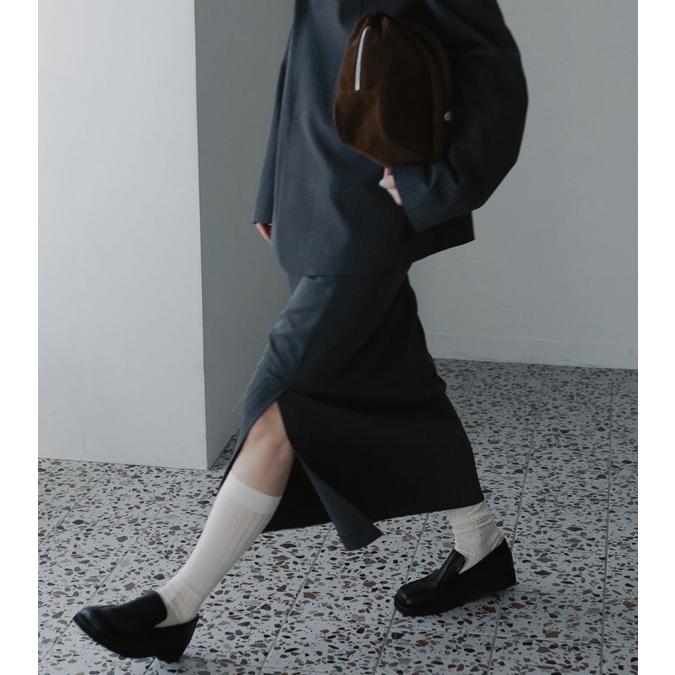 anuke（アンヌーク） エコレザーローファー Ecoleather Loafers