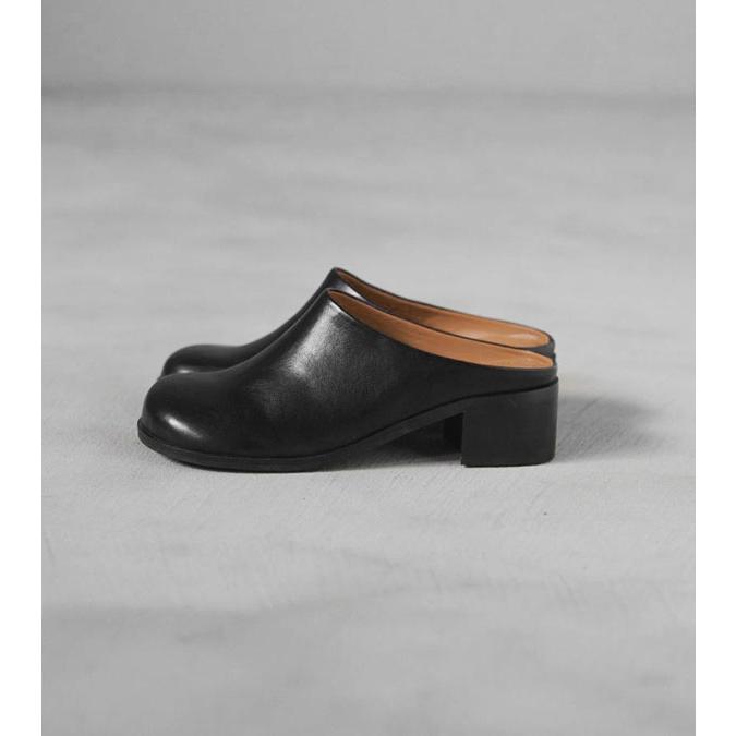 anuke エコレザーヒールスリッポン 37 anuke（アンヌーク） エコレザーヒールスリッポン Ecoleather Heel