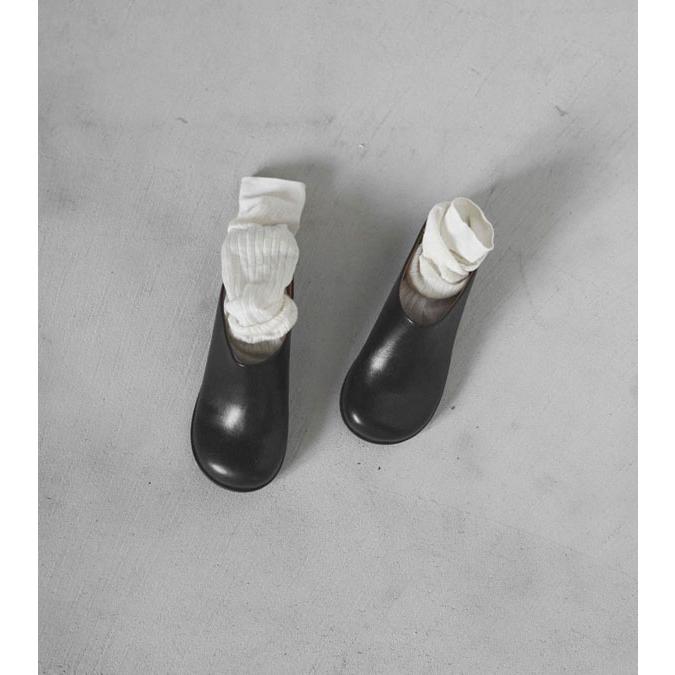 anuke（アンヌーク） エコレザーヒールスリッポン Ecoleather Heel