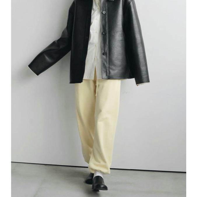 anuke（アンヌーク） エコレザーヒールスリッポン Ecoleather Heel