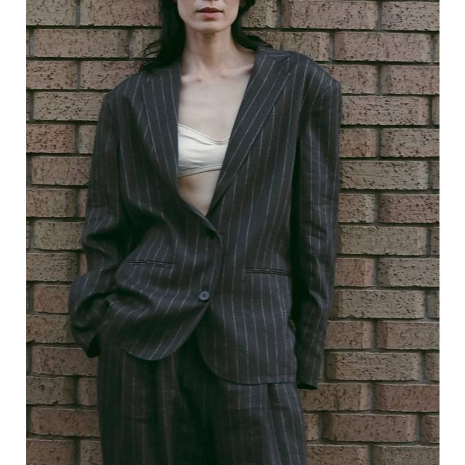 anuke（アンヌーク） オーバーリネンジャケット Over Linen Jacket
