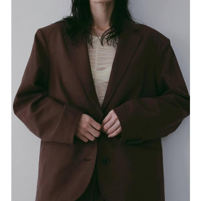anuke（アンヌーク） オーバーリネンジャケット Over Linen Jacket