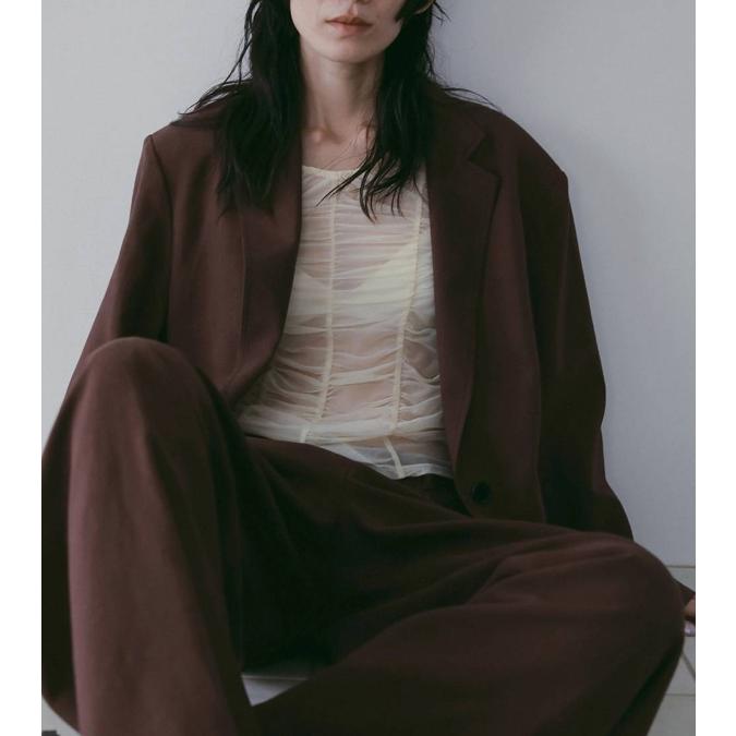 anuke（アンヌーク） オーバーリネンジャケット Over Linen Jacket