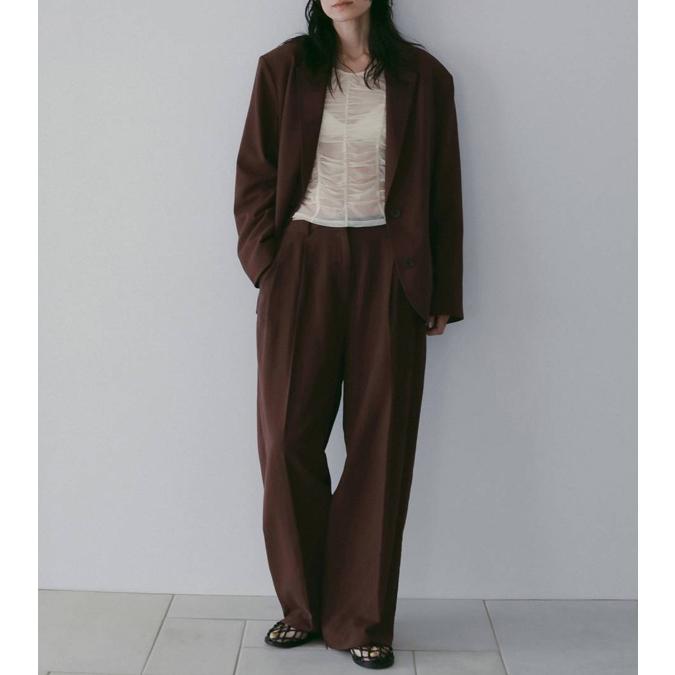 anuke（アンヌーク） オーバーリネンジャケット Over Linen Jacket
