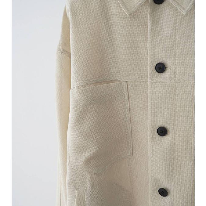 e*a様 anuke 新品未使用　Work Pocket Shirts アイボリ anuke（アンヌーク） ワークポケットシャツ Work Pocket Shirts