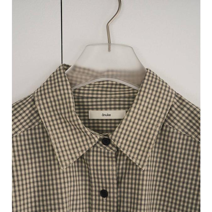 anuke（アンヌーク） チェックオーバーシャツ Check Over Shirts