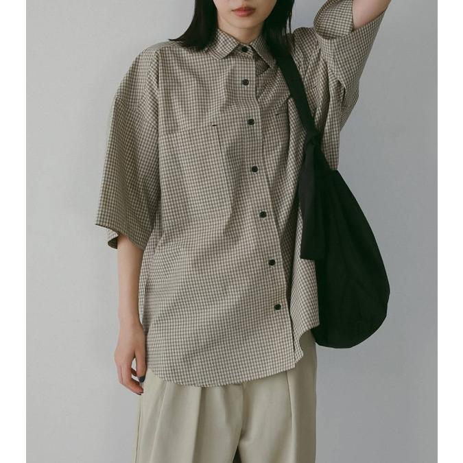 anuke（アンヌーク） チェックオーバーシャツ Check Over Shirts