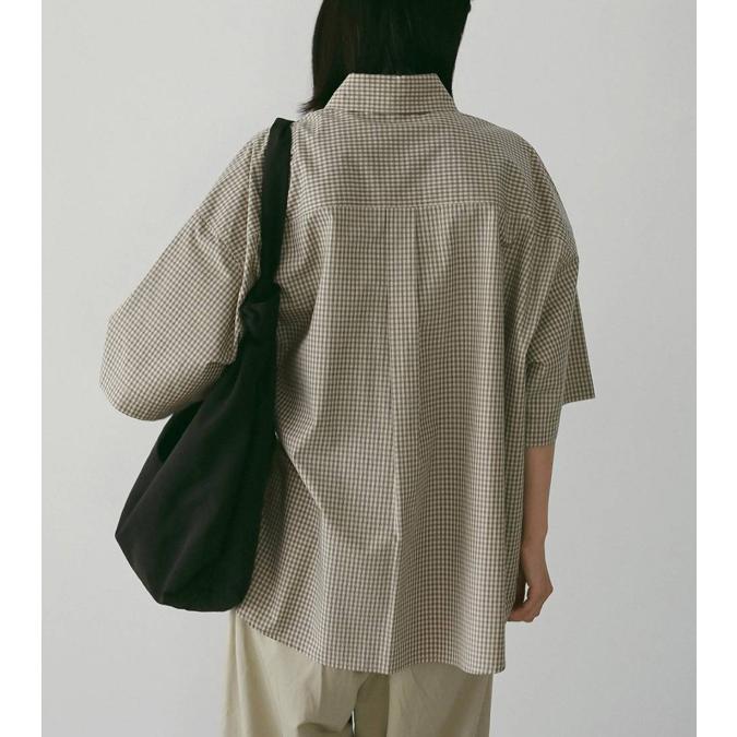 anuke（アンヌーク） チェックオーバーシャツ Check Over Shirts