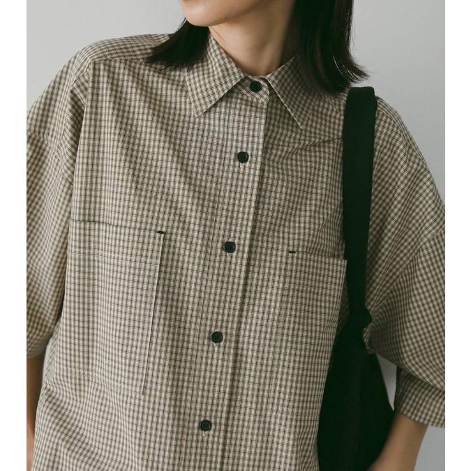 anuke（アンヌーク） チェックオーバーシャツ Check Over Shirts