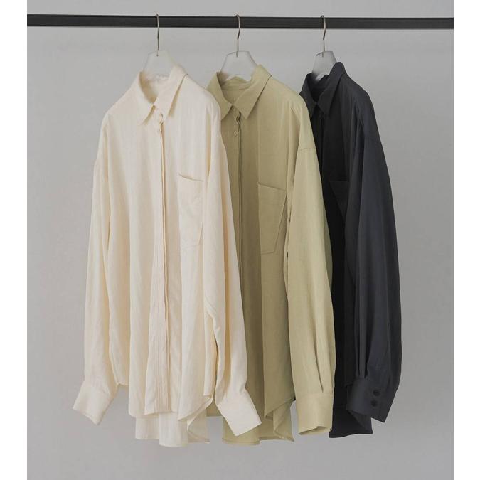 anuke（アンヌーク） ステッチオーバーシャツ Stitch Over Shirts